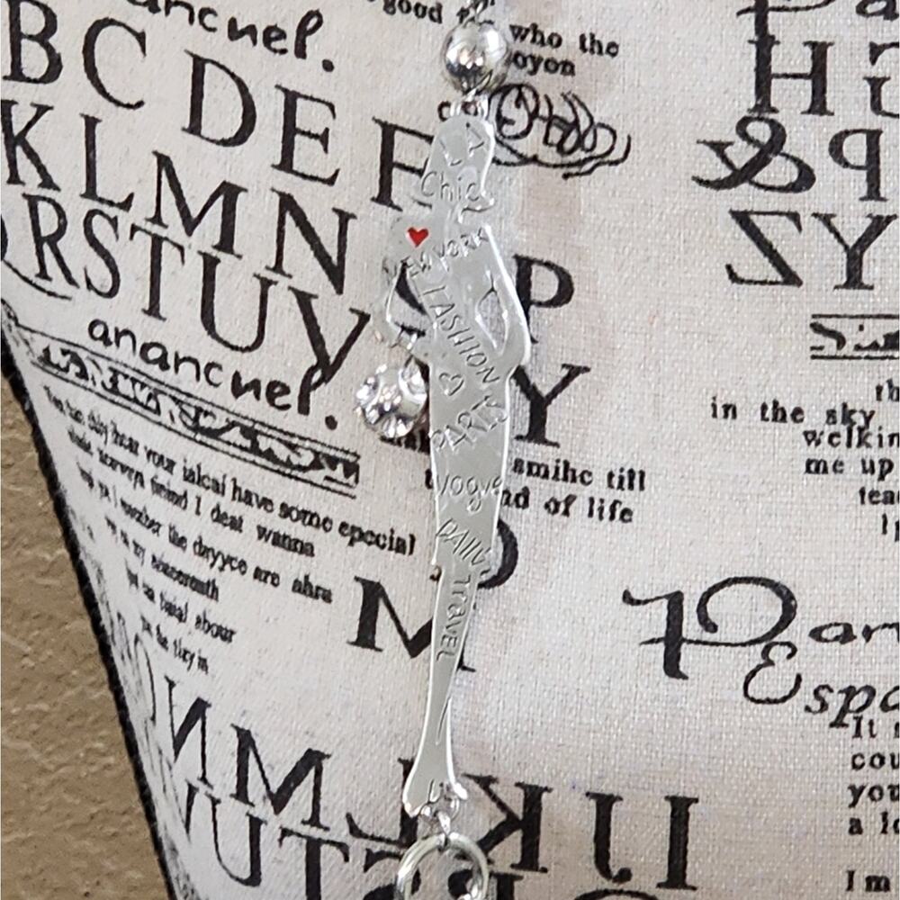 BRIGHTON FASHIONISTA SUPER MODEL LONG Silver NECKLACE Multi‎ Chains - Picture 4 of 11